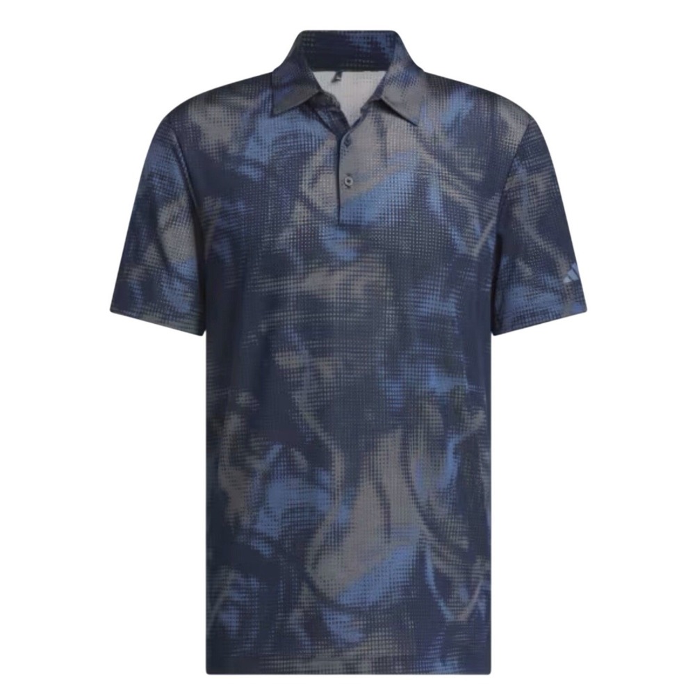 Adidas Men's Ultimate 360 Mesh Polo Cloud Print Shirt Size XL new